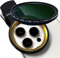 52mm Clip-on ND 2-400 Phone Lens Filter by Yadsux