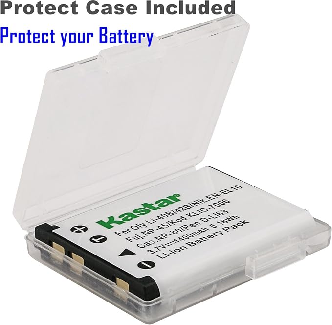 Kastar Li-42B Battery + Charger - Image 2