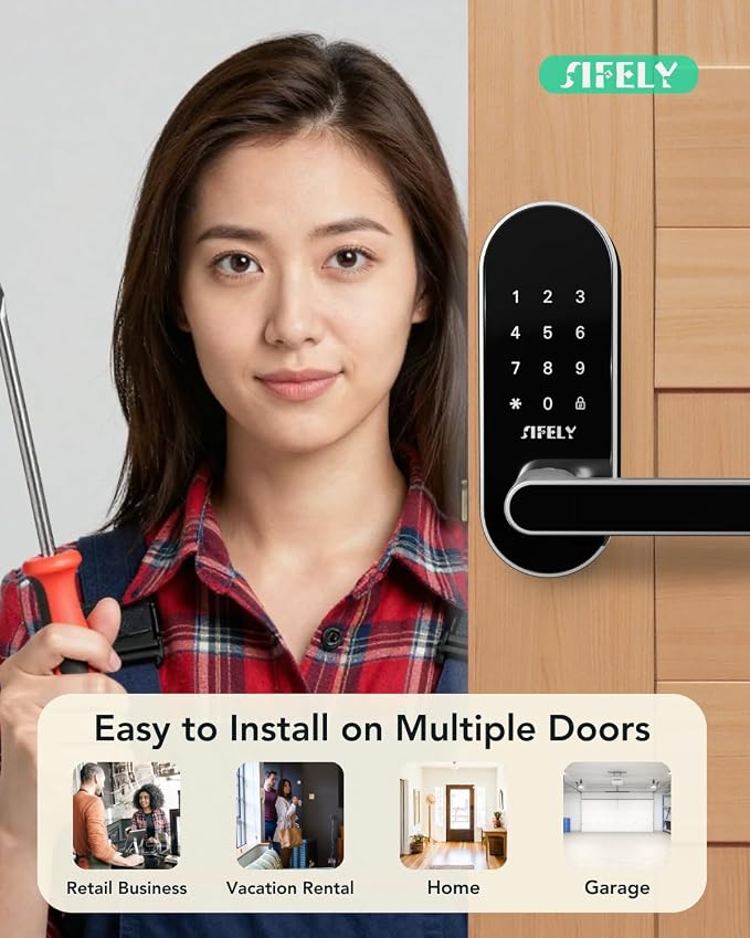 Keyless Entry Keypad Smart Door Lock - Image 3