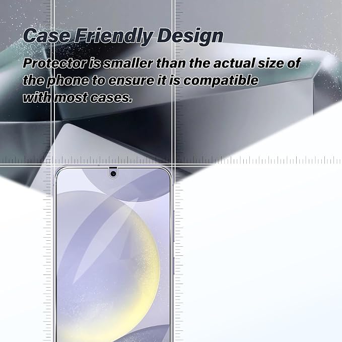 BIGFACE Galaxy S24 Tempered Glass Screen Protector + Camera Lens Protector - Image 5