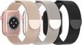 3 Pack Mesh Metal Band Compatible by Steezrd