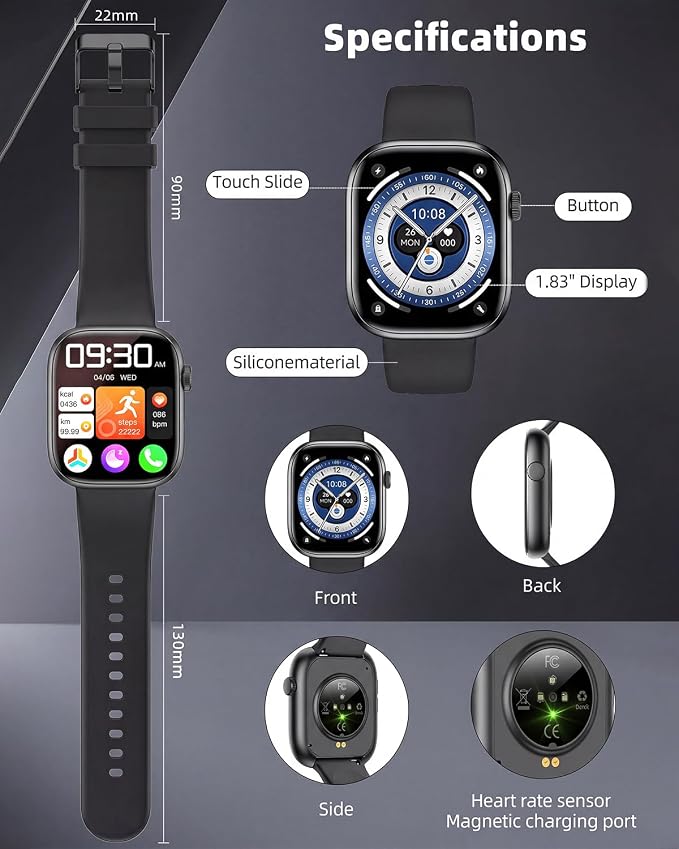 Smart Watch for Women Men, Fitness and Sleep Trackers - Image 9