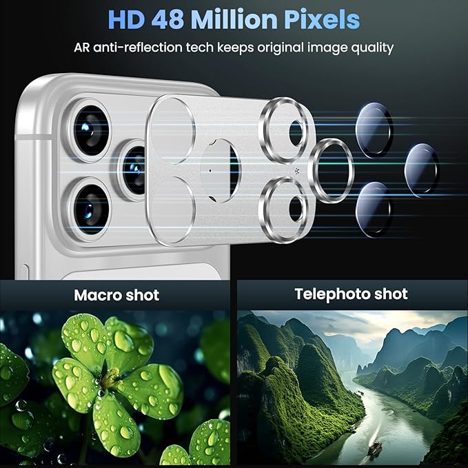 Uyiton Compatible with iPhone 17 Pro Max Camera Lens Protector - Image 3