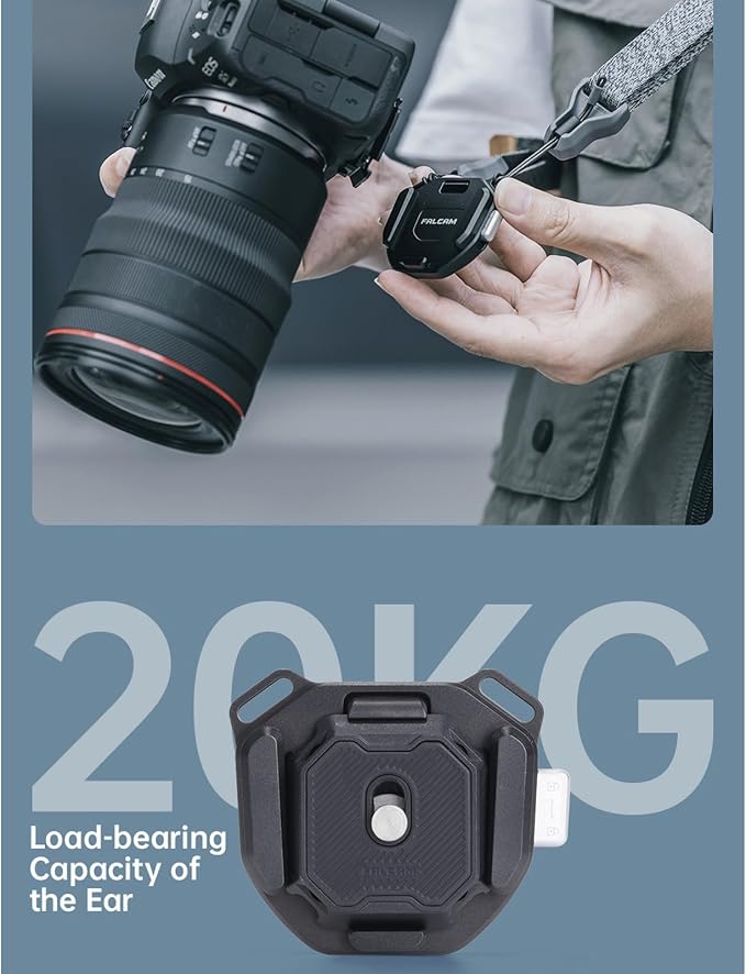 EACHSHOT FALCAM F38 Quick Release Backpack Clip Mount - Image 3