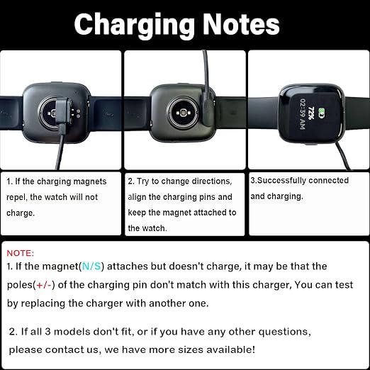 Smart Watch Charger, Da Fit, Gloryfit Magnetic Charging Cable, - Image 3