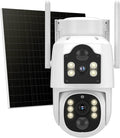 Hiseeu 4MP Dual Lens Wireless Solar Camera Outdoor by Hiseeu