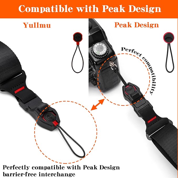 Camera Strap Compatible for Peak Design Quick Release - Image 5