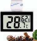 Digital Reptile Thermometer for Tank, Temperature and Humidity Monitor by JLENOVEG
