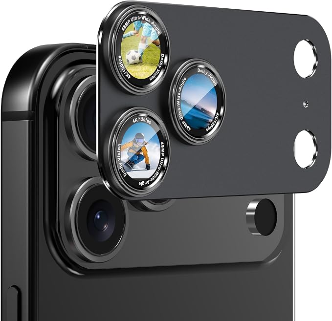 CACOE Camera Lens Protector for iPhone 17 Pro Max by CACOE