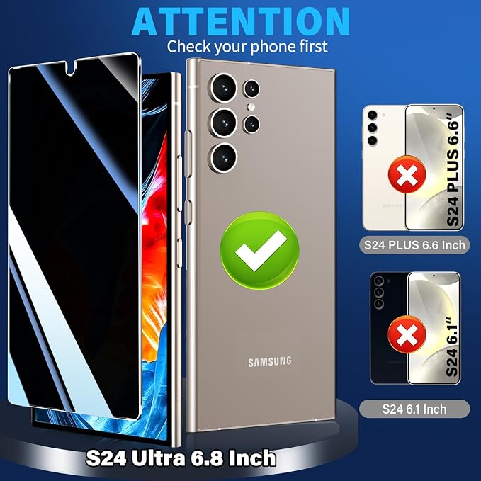 3 Pack Privacy Screen Protector - Image 2