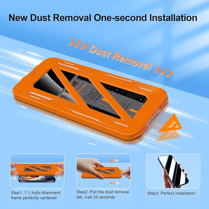 QHOHQ 3 Pack Privacy Screen Protector - Image 3