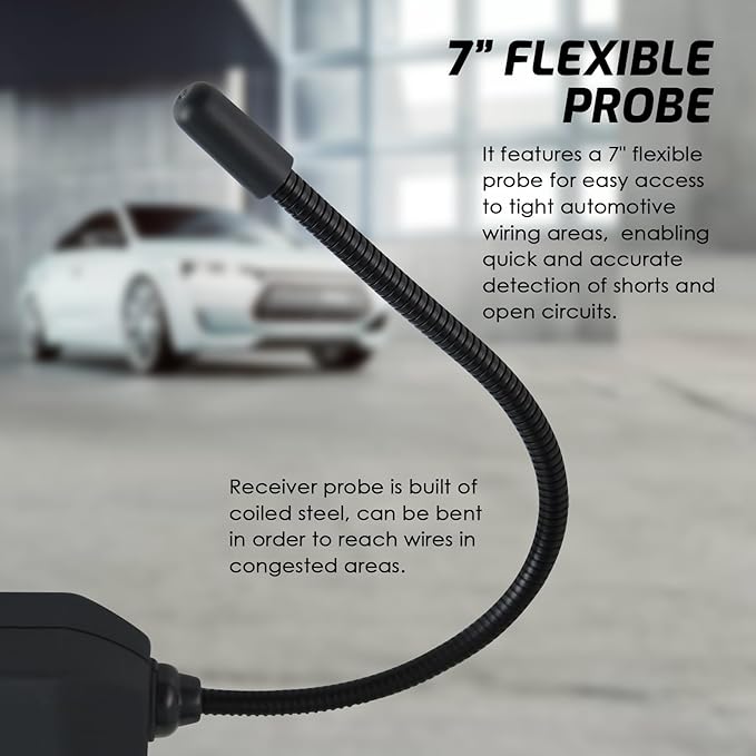 Automotive Circuit Tester, Car Repair Cable Circuit Wire Tracers Analyzer Short - Image 4