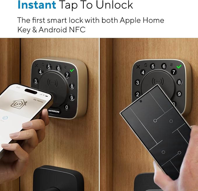 ULTRALOQ Bolt NFC Smart Lock, World's First Front Door Lock - Image 2