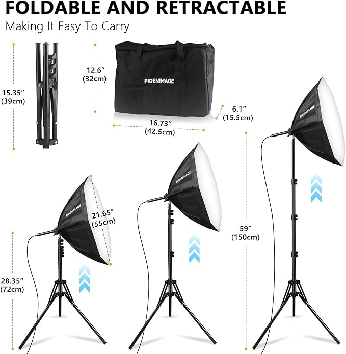 Softbox Lighting Kit, Softbox Photography Lighting Set - Image 3