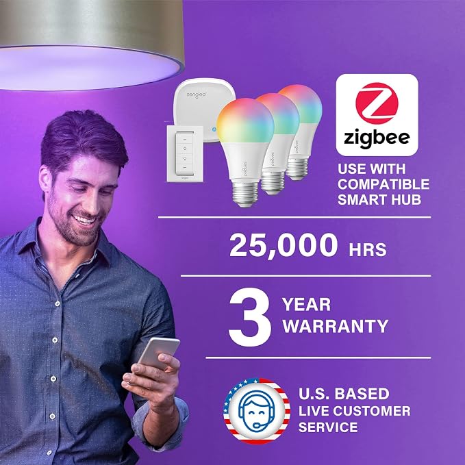 Sengled Smart Light Bulbs, Alexa Light Bulbs RGB Color Changing, Smart Bulb - Image 6