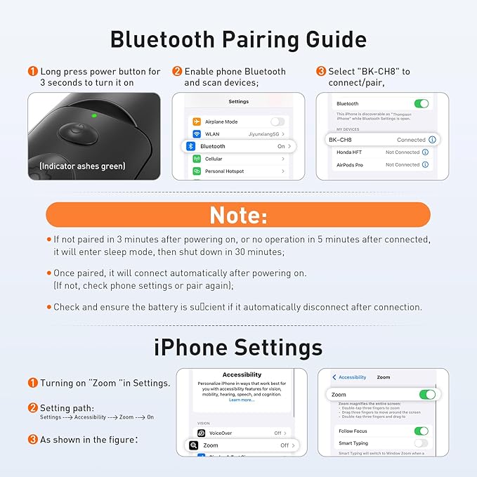 AMAZEAR Shutter Grip for iPhone 17 Pro Max/Android Mobile Phones, DSLR Camera - Image 7
