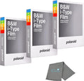 Polaroids Black & White Instant Film, 3 Pack, 24 Photos, B&W Film Works by Lumintrail