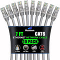 Maximm Cat 6 Ethernet Cable 7 ft by MaximmCable