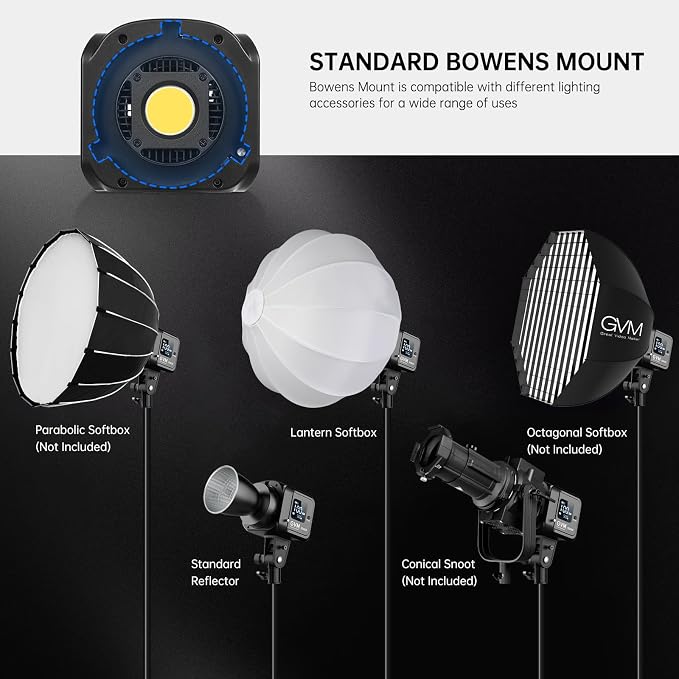 GVM 80W SD80S LED Video Light - Image 6