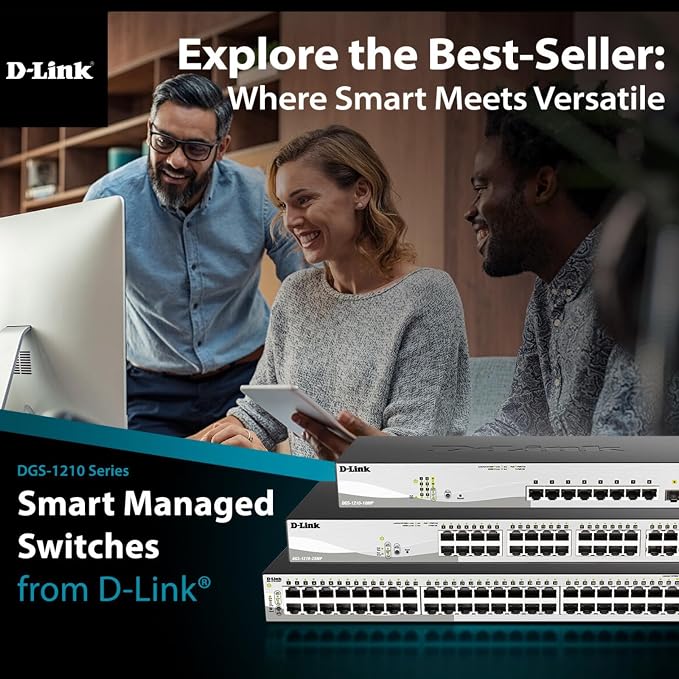 D-Link 10-Port Gigabit Smart Managed PoE+ Switch | 8 PoE+ Ports + 2 SFP Ports | - Image 13