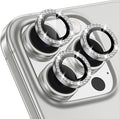 for iPhone 16 Pro/16 Pro Max Camera Lens Protector Bling Individual Metal by Xfilm