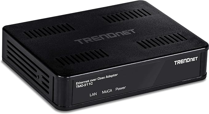 TRENDnet Ethernet Over Coax Adapter, Backward Compatible by TRENDnet