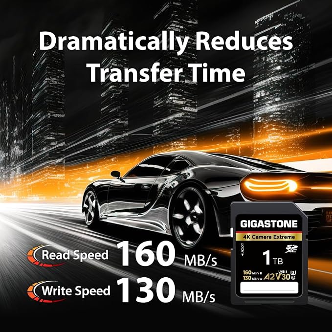 【5-Years Data Recovery】 GIGASTONE 1TB SD Card, 4K Camera Extreme, UHS-I A2 V30 - Image 3