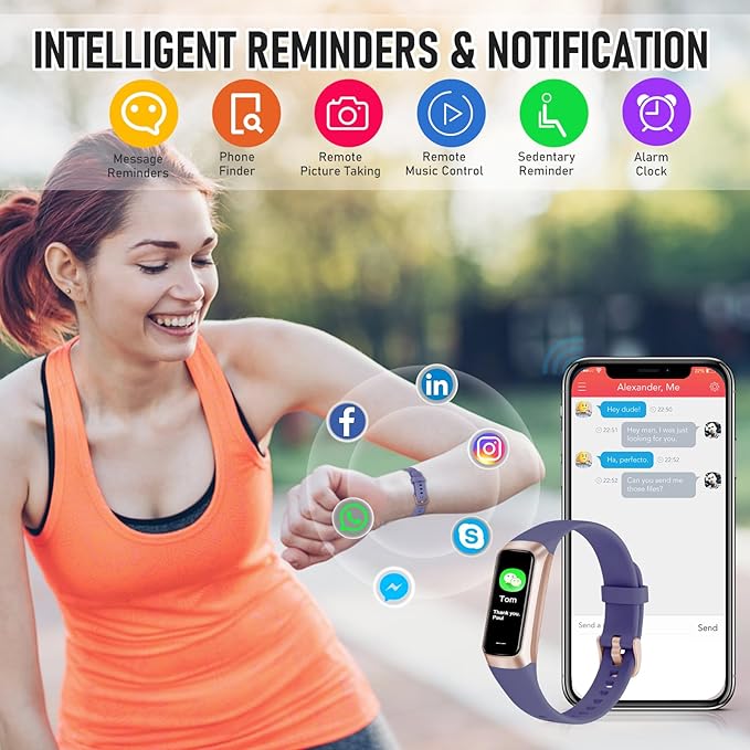 Fitness Tracker with 24/7 Heart Rate, Health Tracker with Step Counter Calories - Image 6