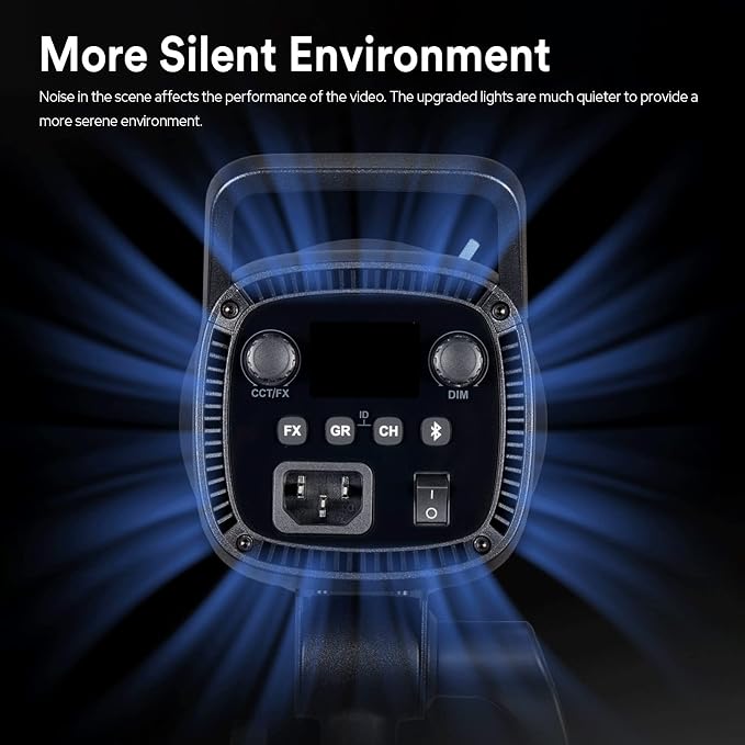 Godox SL60IID LED Video Light, 70W Bowens Mount LED Modeling Lamp, APP Control - Image 6