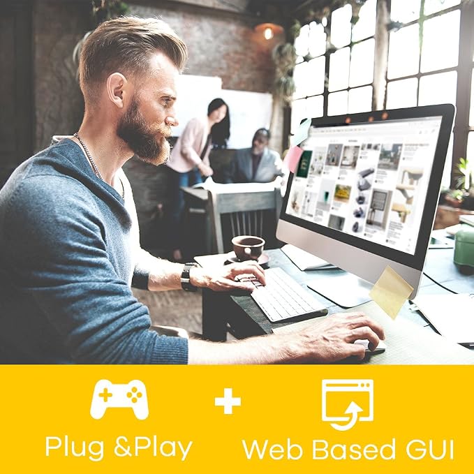Zyxel 5-Port Network Switch | Web Managed Gigabit Ethernet Splitter| 5X GbE - Image 5
