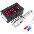 PEMENOL 12V Red Fahrenheit Digital Temperature Meter -76F~999F LED Display by Buyitnowforyourlike