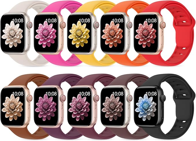 10 Pack Silicone Bands Compatible by UnleashJoyUnlockTrueLife