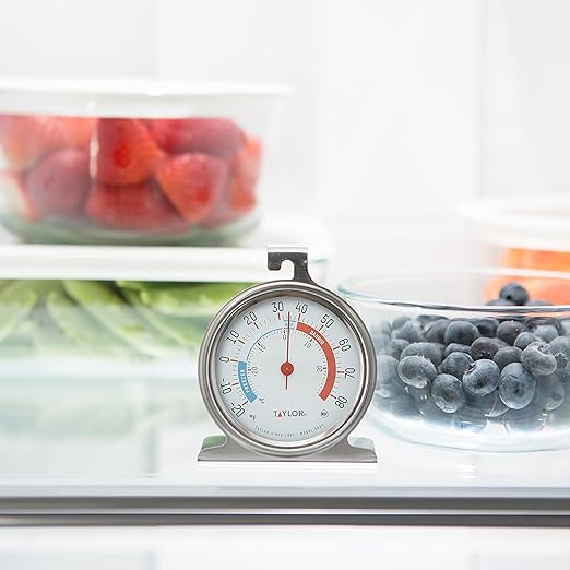Taylor 5924 Large Dial Kitchen Refrigerator and Freezer Analog Thermometer - Image 4