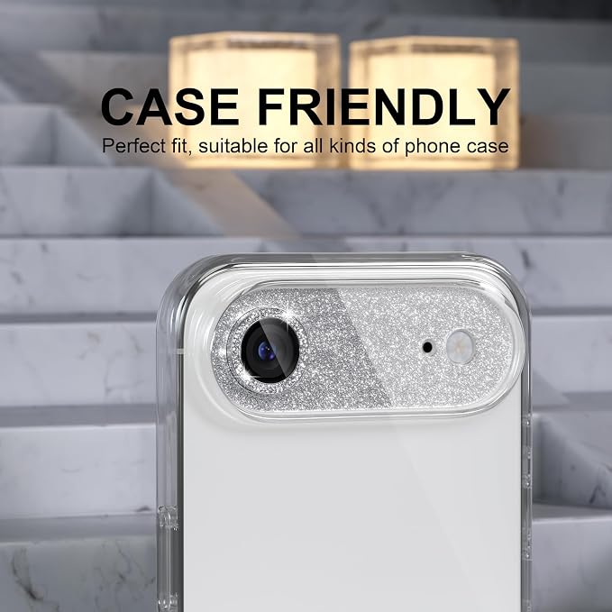 Choiche Compatible for iPhone 17 Air Camera Lens Protector, Bling Camera Cover - Image 4