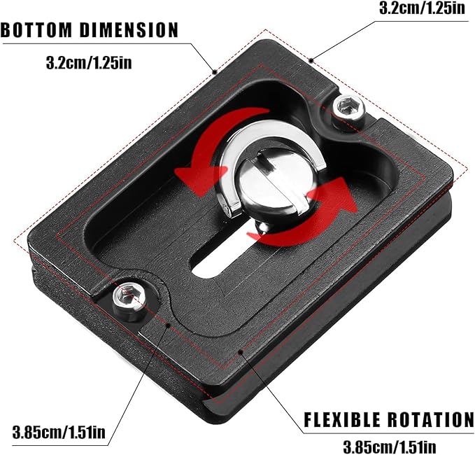Frienda 2 Pieces Metal Quick Release Plate - Image 5