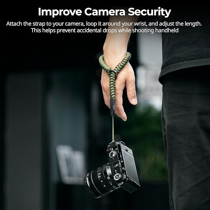 SMALLRIG Camera Wrist Strap, Universal Braided Camera Hand Strap, Adjustable - Image 4