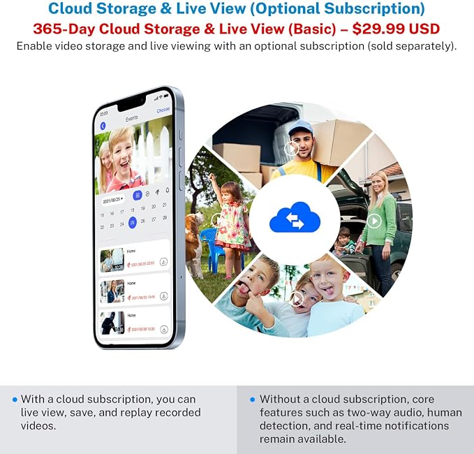 1080P Wireless Video Doorbell Camera, AI Human Detection - Image 5