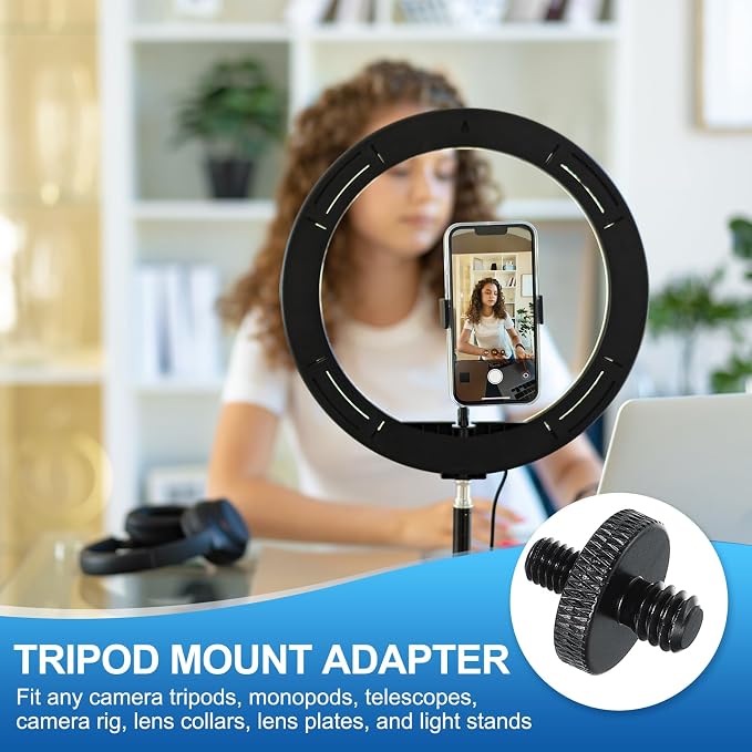 PATIKIL Tripod Screw Adapter 1/4" Male to M5 Male, 18 mm - Image 4