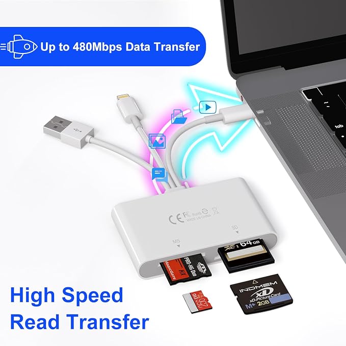 Memory Stick Pro Duo Adapter - 4 in 1 SD/TF/MS/XD Card Reader Digital Camera - Image 5