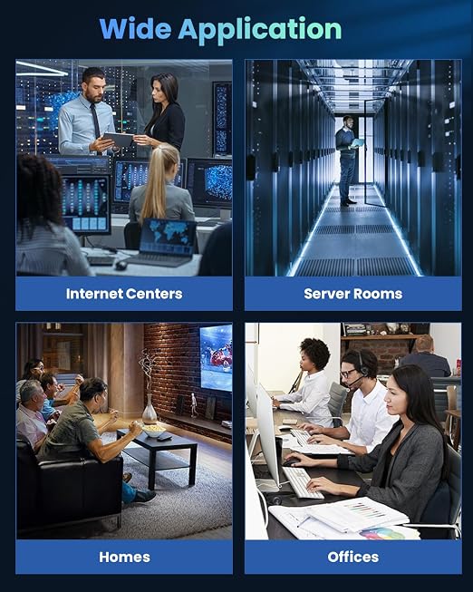 BUSOHE Cat 8 Ethernet Cable 150 FT, High Speed 40Gbps 2000Mhz Braided Network - Image 7