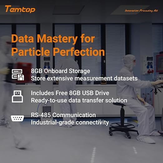 Temtop PMD331 Professional Particle Counter, 7-Channel Handheld Laser Dust - Image 6