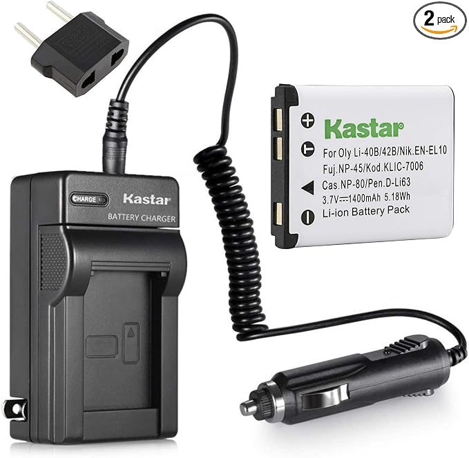 Kastar Li-42B Battery + Charger by Kastar