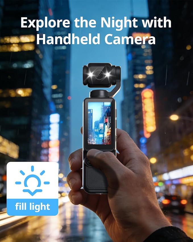 Vlogging Camera with 180° Rotating Lens, Pocket Body Camera with Audio & Video - Image 6