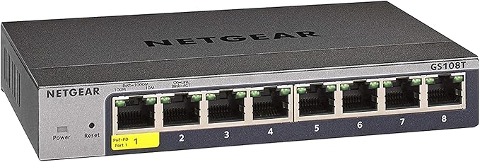 NETGEAR 8-Port Gigabit Ethernet Smart Switch by NETGEAR