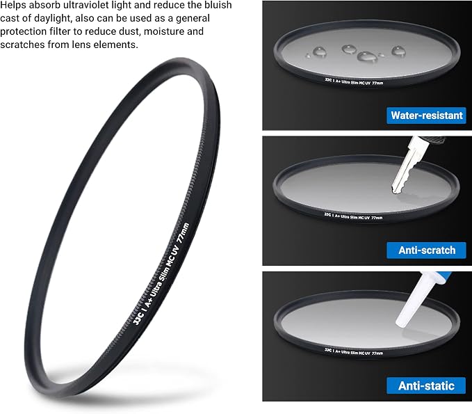 JJC Multi-Coated 62mm UV Filter - Image 4