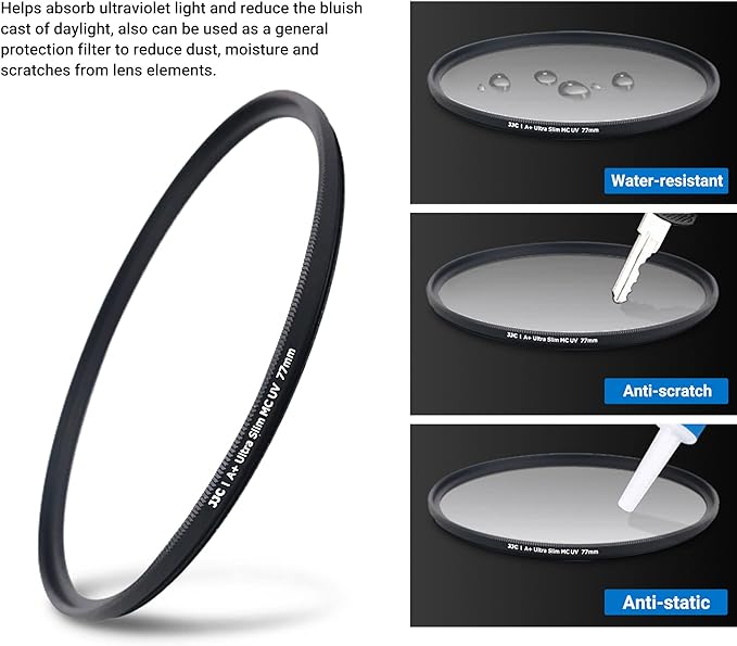 JJC Multi-Coated 72mm UV Filter - Image 4