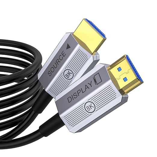 40 ft HDMI Cable Fiber Optic 8K 48Gbps Long HDMI 2.1 Cable 8K@60Hz/4K@120Hz by Fibopitcal