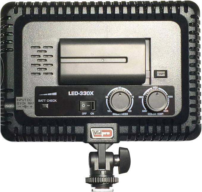 Vidpro LED-330X Photo and Video Light Kit - Image 2