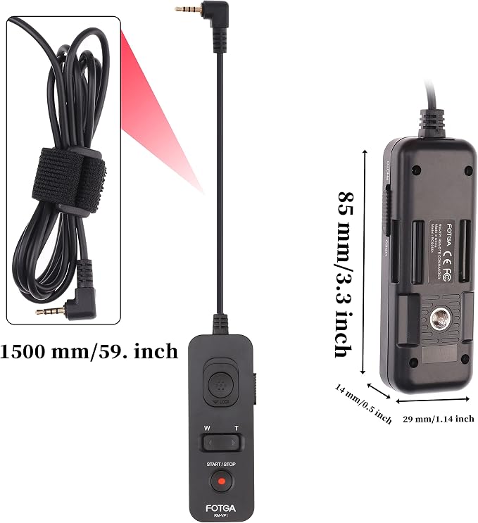 Fotga 59" Remote Control Shutter Release Cords Cable - Image 6