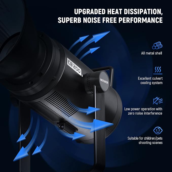 NEEWER CB200B 210W LED Video Light - Image 5